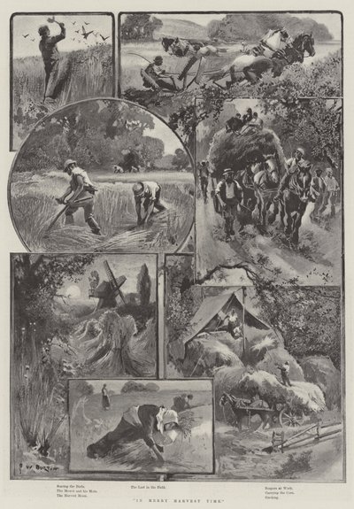 Nel tempo del raccolto allegro da Frederick William Burton
