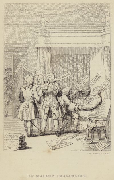 Le Malade Imaginaire: satira che raffigura l