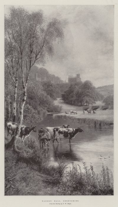 Haddon Hall, Derbyshire da Frederick William Hayes