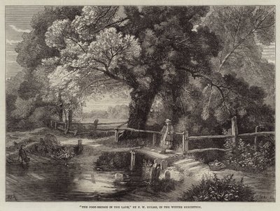 Il ponte pedonale nel vicolo da Frederick William Hulme