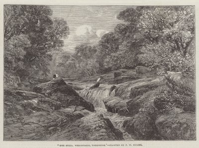 Il Strid, Wharfdale, Yorkshire da Frederick William Hulme