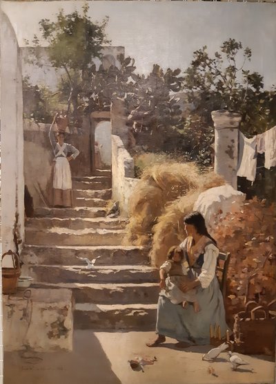 A Scene in Capri da Frederick William Jackson