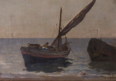 Barche sulla Riva, inizio XX secolo da Frederick William Jackson