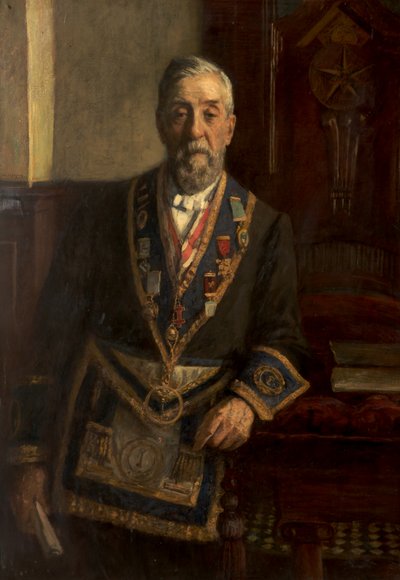 Ritratto di Henry Lees Hollingworth (Olio su tela) da Frederick William Jackson