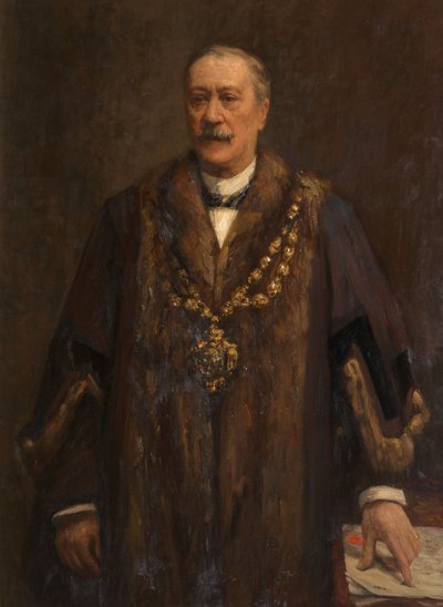 Ritratto di James Yates, 1880-82 circa (olio su tela) da Frederick William Jackson