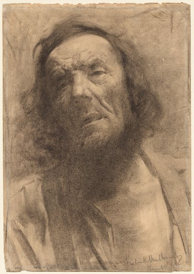 Testa di un uomo, 1884 da Frederick William MacMonnies