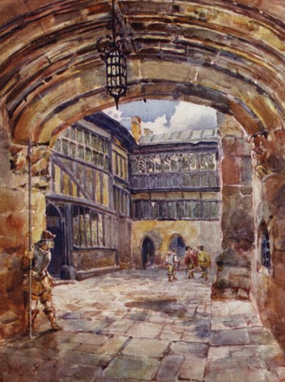 Cortile, Sala di Santa Maria, Coventry da Frederick William Newton Whitehead