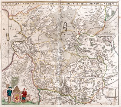 Drenthe, Overijssel, Paesi Bassi da Frederick de Wit