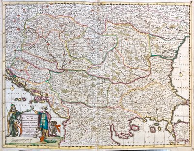 Ungheria, Bosnia-Erzegovina, Croazia, Serbia, Bulgaria, Romania, Montenegro, Albania, Repubblica di Macedonia, Grecia settentrionale. da Frederick de Wit