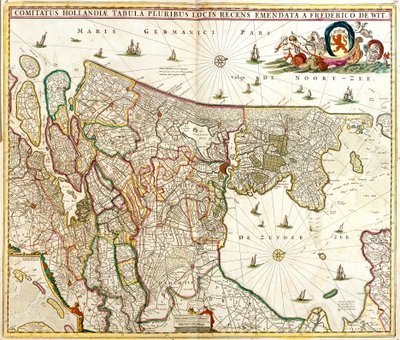 Mappa della Contea d