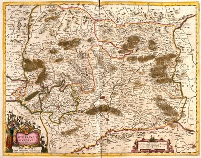 Mappa del Ducato di Lorena (Francia) da Frederick de Wit