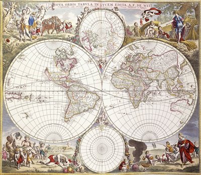 Mappa del mondo dall