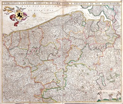 Zelanda, Nord-Pas-de-Calais, Regione fiamminga, Vallonia, Bruxelles, Paesi Bassi, Francia, Belgio da Frederick de Wit