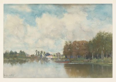 Canale olandese da Fredericus Jacobus van Rossum du Chattel (signed by artist)