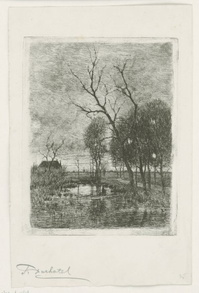 Crepuscolo da Fredericus Jacobus van Rossum du Chattel (signed by artist)