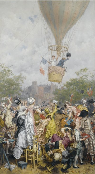 Ascesa del pallone da Frederik Hendrik Kaemmerer
