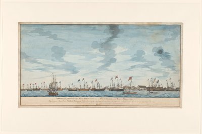 Veduta della città di Paramaribo da Frederik Jägerschiöld (signed by artist)