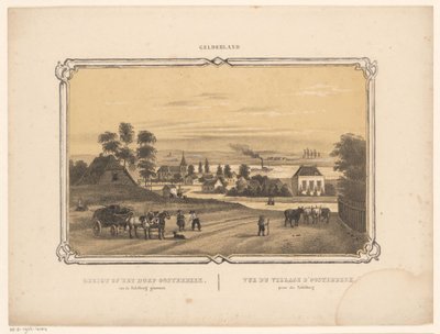 Vista di Oosterbeek (serie: Gelderland) da Frederik Lodewijk Huygens