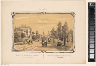 Viale della chiesa a Velp da Frederik Lodewijk Huygens