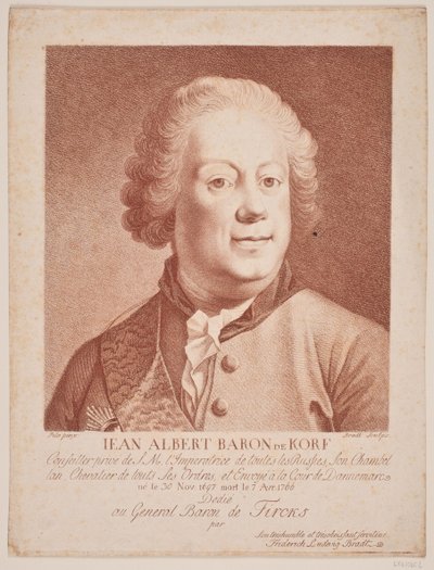 Inviato russo Barone Korf da Frederik Ludvig  Bradt