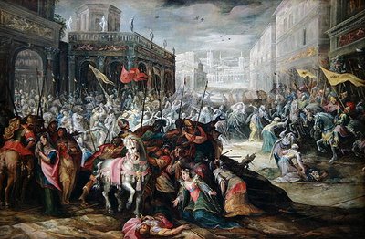 La Riconciliazione tra Romani e Sabini da Frederik Valckenborch