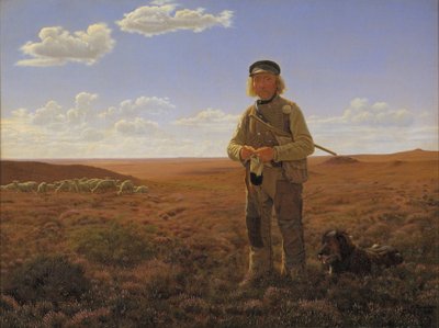 Un pastore dello Jutland nelle brughiere da Frederik Vermehren