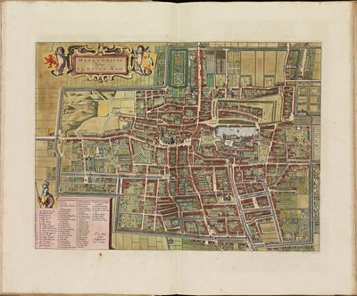 Theatrum ichnographicum omnium urbium et præcipuorum oppidorum Belgicarum XVII Provinciarum peraccurate delineatarum. da Frederik de Wit