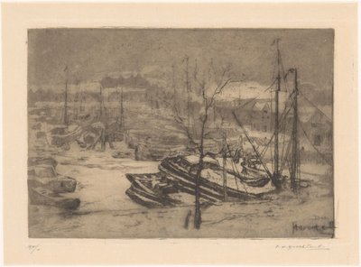 Porticciolo da Frederika Henriëtte Broeksmit (signed by artist)