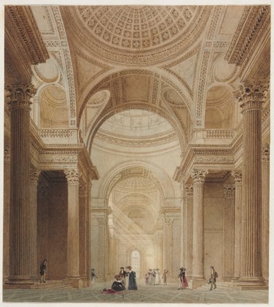 Interno del Pantheon a Parigi da Fredrick Nash