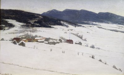 Paesaggio invernale da Fredrik Kolstoe