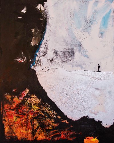 Figura solitaria - Viaggio astratto da Fredrik Olsen