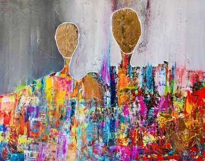 Figure astratte dai colori vivaci da Fredrik Olsen