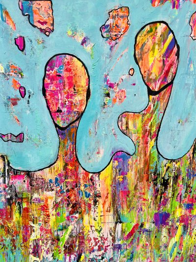 Figure astratte dai colori vivaci da Fredrik Olsen
