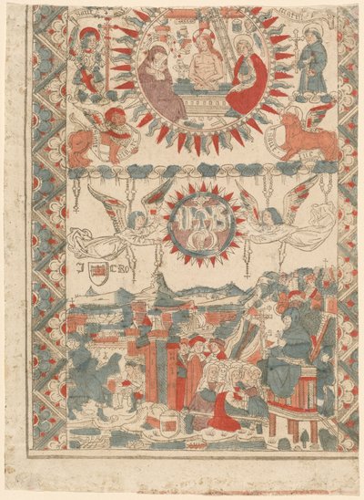 San Bonaventura arriva e predica a Lione da French 15th Century