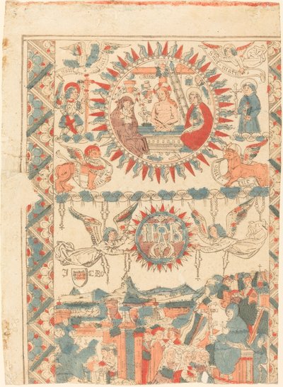 San Bonaventura arriva e predica a Lione da French 15th Century