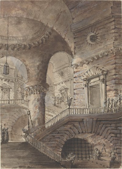 Prigione Romana da French 18th Century Follower of Giovanni Battista Piranesi