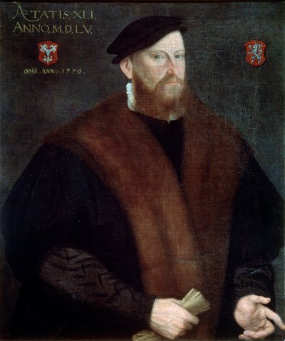 Ritratto di un uomo anziano, 1576 da French Master