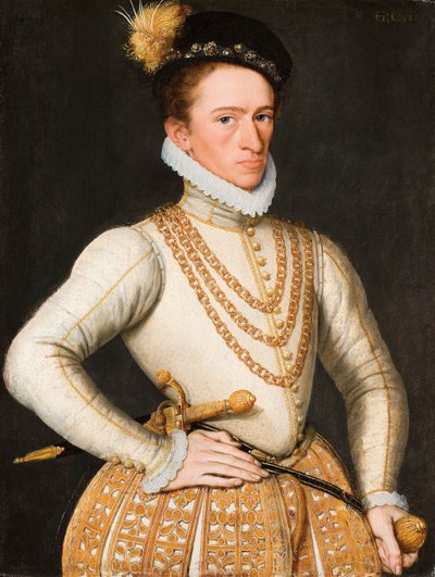Ritratto di un nobile francese sconosciuto, 1560 da French Master