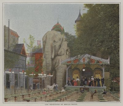 Una prova al Moulin Rouge, Parigi da French Photographer