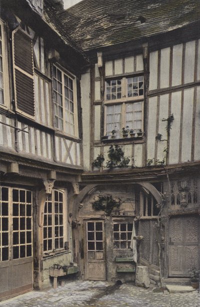Abbeville, Casa detta di Francesco Primo (cortile interno) da French Photographer