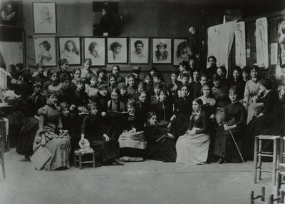 Académie Julian, Parigi, gruppo di studenti d