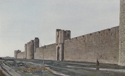 Aigues-Mortes, Vista esterna delle mura, presa a est da French Photographer