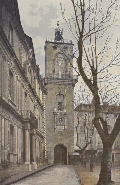 Aix, Municipio e campanile da French Photographer
