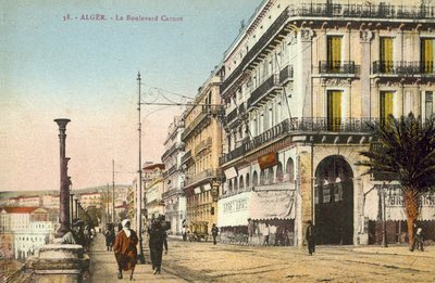 Algeri, Algeria, Le Boulevard Carnot da French Photographer