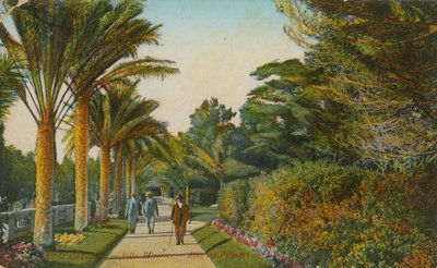 Viale delle Palme, giardini della Villa Eilenroc, Cap d