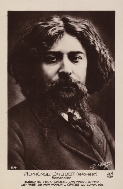 Alphonse Daudet (1840-1897), romanziere francese da French Photographer