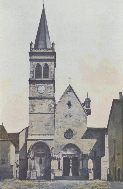 Ambronay, Chiesa, Facciata Ovest da French Photographer