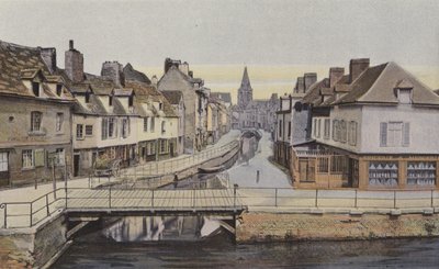 Amiens, Rue des Majots (vecchia Amiens) da French Photographer
