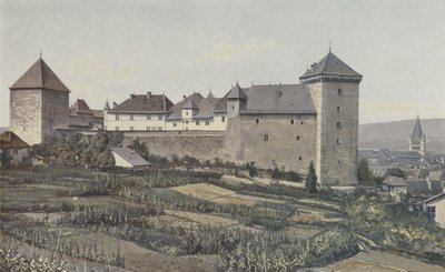 Annecy, vista del castello, insieme sud-est da French Photographer