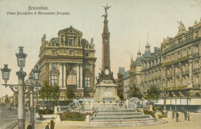 Monumento Anspach, Place de Brouckere da French Photographer
